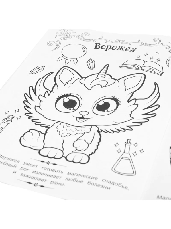 Раскраска Котики-чародеи. 214х290мм. 16 стр. Умка., 978-5-506-10172-7