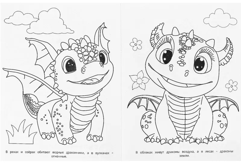 Раскраска Удивительные драконч.Супер-пупер.195х255мм.16с.,978-5-506-09183-7