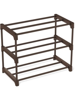 Полка для обуви EL_Sheffilton SHT-SR6-P, пластик, коричн/коричневы