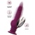 Фиолетовая мини-машина для секса Striker с пультом ДУ - 23,5 см.