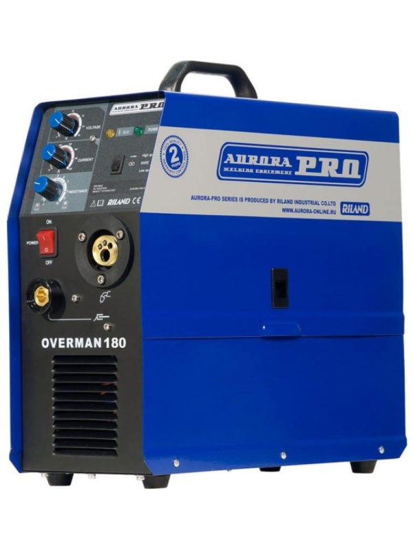 Сварочный полуавтомат инвертор MIG-MAG AURORA Pro OVERMAN 180 Mosfet(10041)