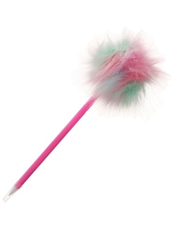 Ручка шариковая-прикол Calligrata  Барби , шар разноцветный