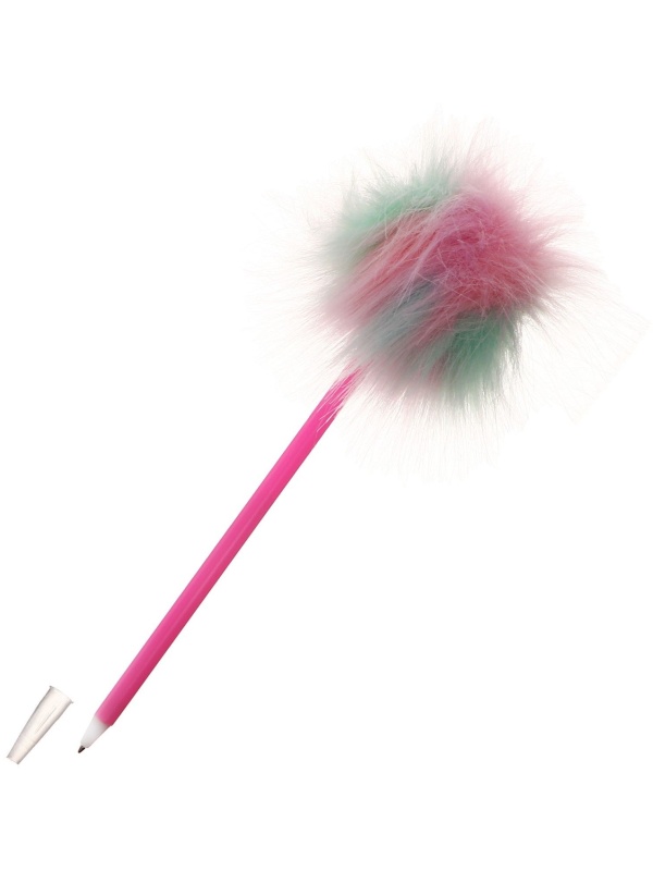 Ручка шариковая-прикол Calligrata  Барби , шар разноцветный