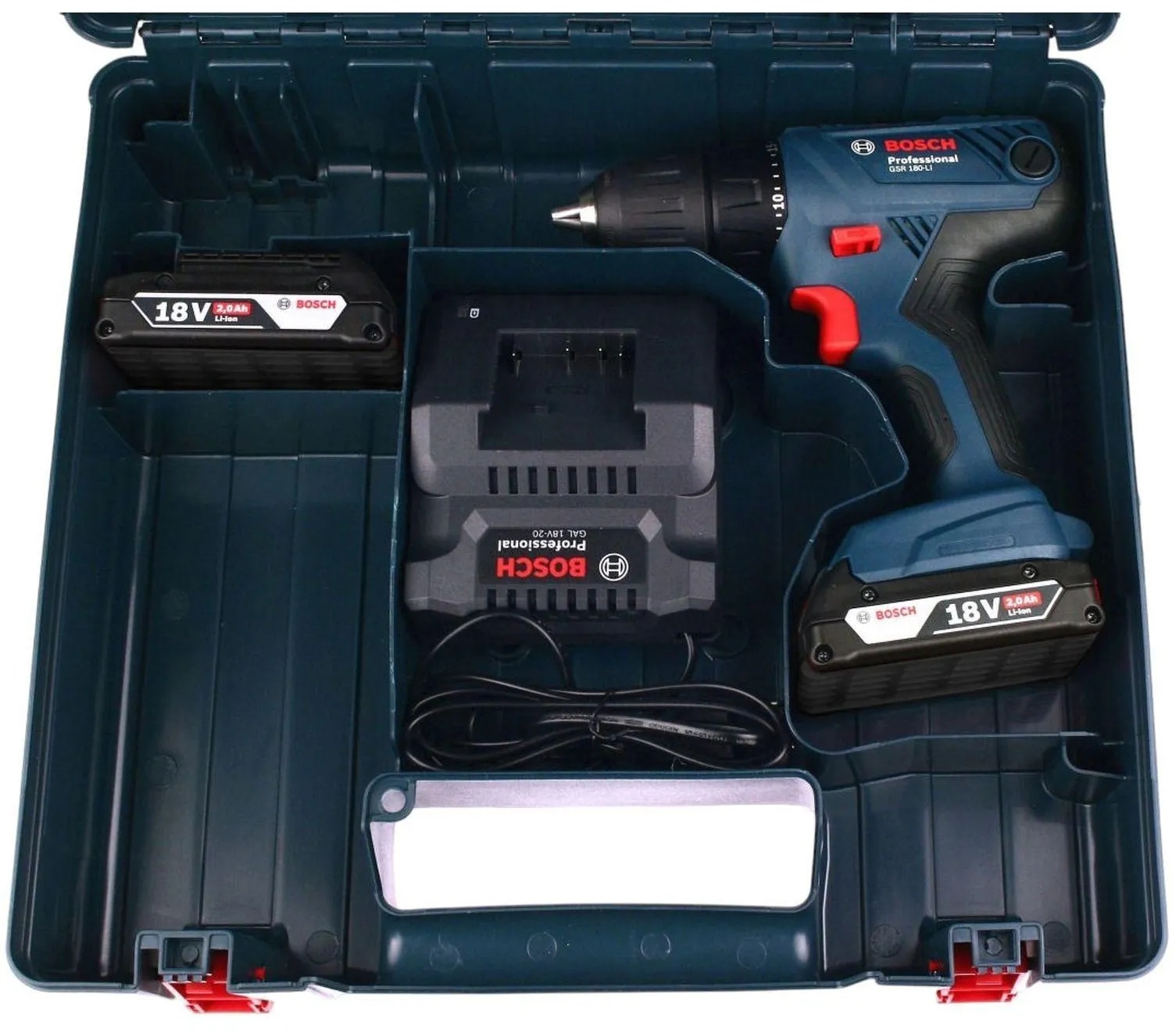 Дрель-шуруповерт аккумуляторная Bosch GSR 180-Li 06019F8109