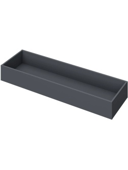 Топ K-loft ящик кашпо для тумбы 241H001 1370х416х752 графит
