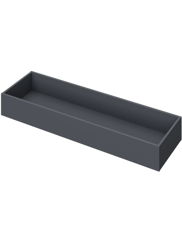 Топ K-loft ящик кашпо для тумбы 241H001 1370х416х752 графит