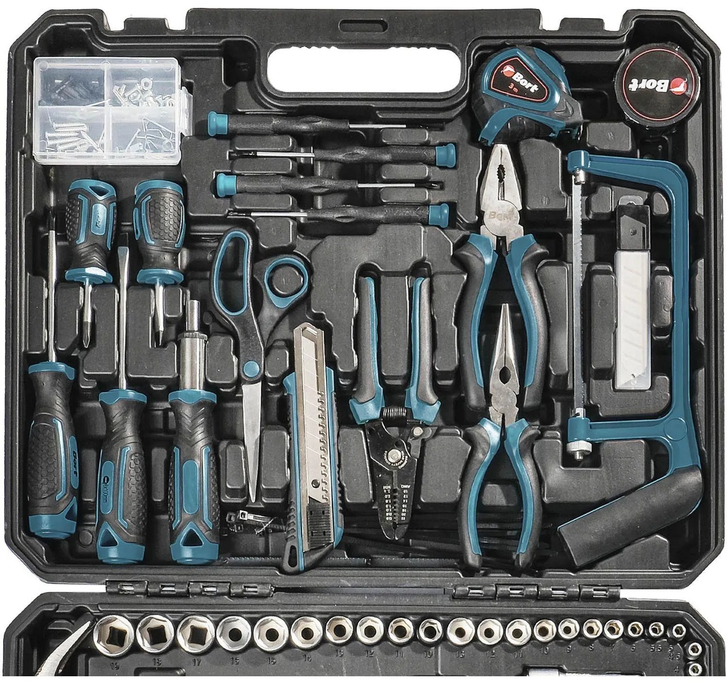 Набор инструмента ручного Bort BTK-210 (93418668)