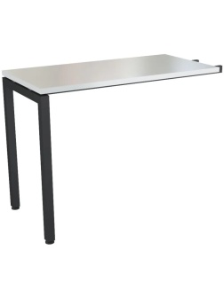 Приставка MO_STEEL к столу рабочая 11700 белый/антрацит Ш1000