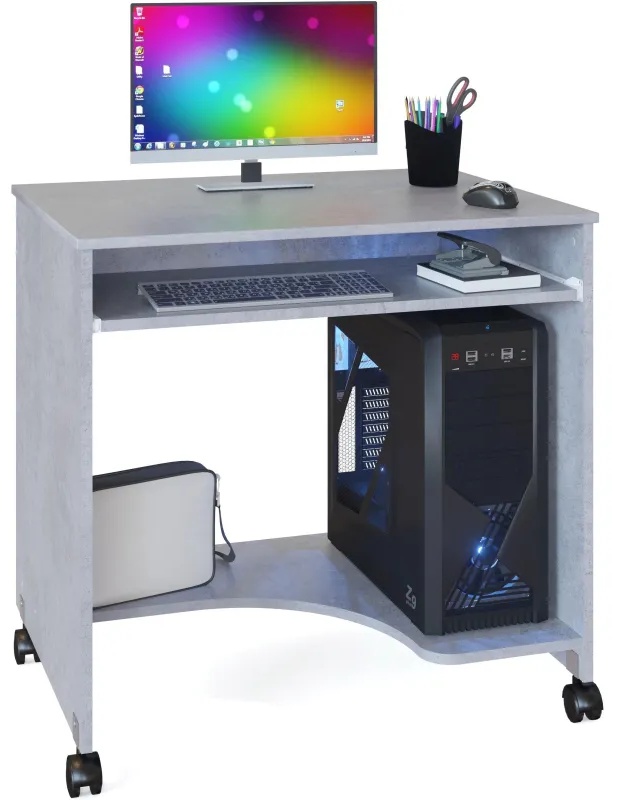 Стол компьютерный Сокол КСТ-15 Бетон