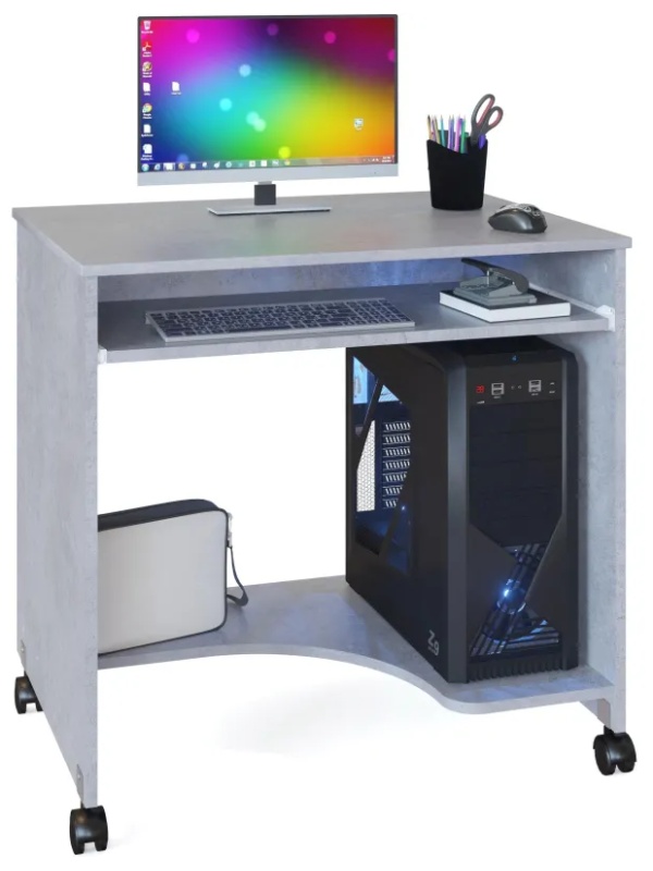 Стол компьютерный Сокол КСТ-15 Бетон
