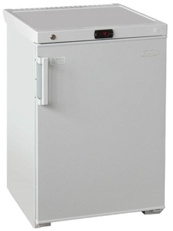 Холодильник фарм Бирюса Б-150K-G мет дверь полки стекл.-4 шт (150л)