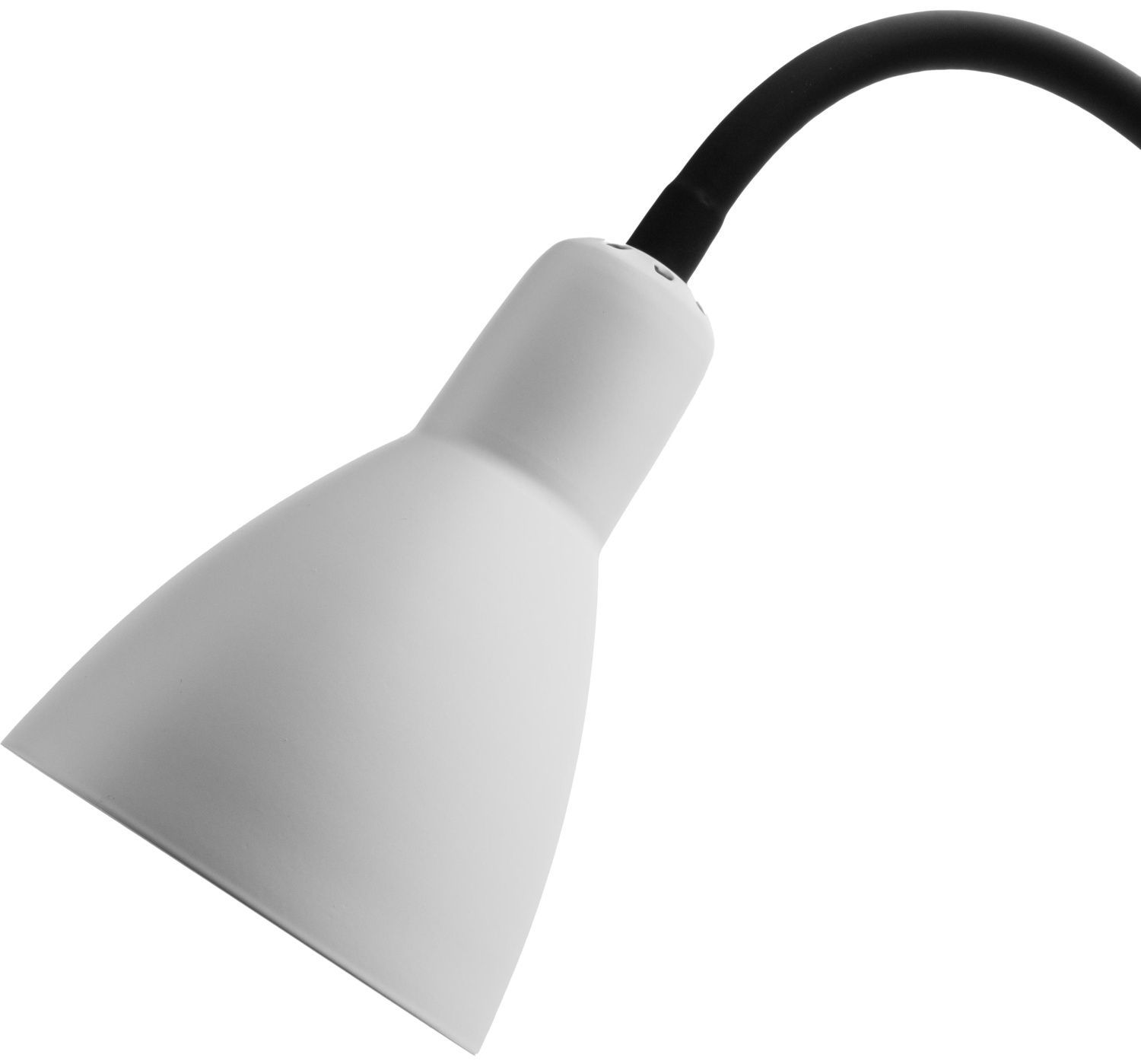 Светильник KD-438 C01 бел. струбцина, Е27, 40 Вт, металл