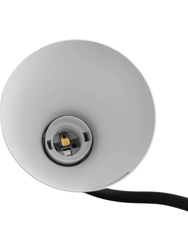 Светильник KD-438 C01 бел. струбцина, Е27, 40 Вт, металл