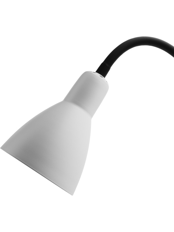 Светильник KD-438 C01 бел. струбцина, Е27, 40 Вт, металл