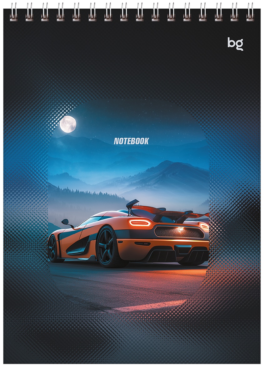 Блокнот А5 60л. на гребне BG 