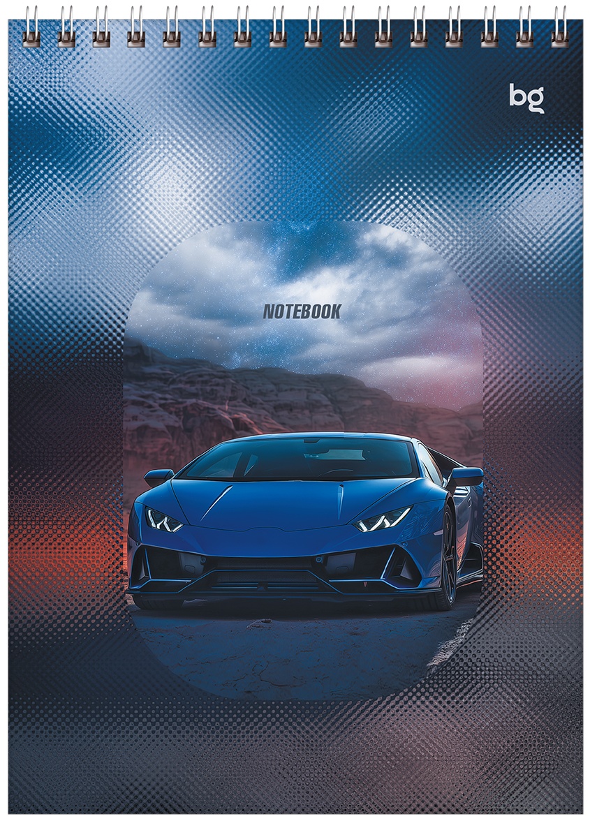 Блокнот А5 60л. на гребне BG 