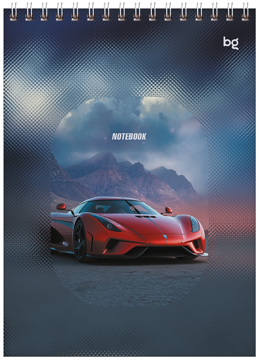 Блокнот А5 60л. на гребне BG 