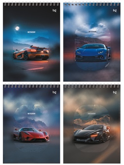 Блокнот А5 60л. на гребне BG 