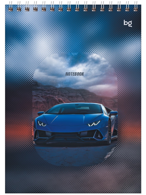 Блокнот А5 60л. на гребне BG 