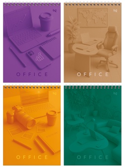 Блокнот А5 60л. на гребне BG 