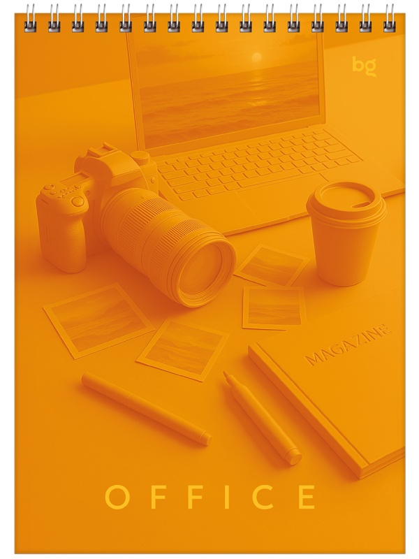 Блокнот А5 60л. на гребне BG 