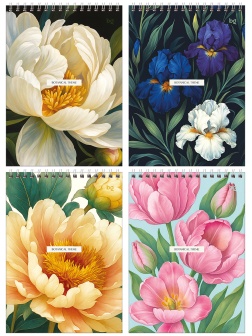 Блокнот А5 60л. на гребне BG 