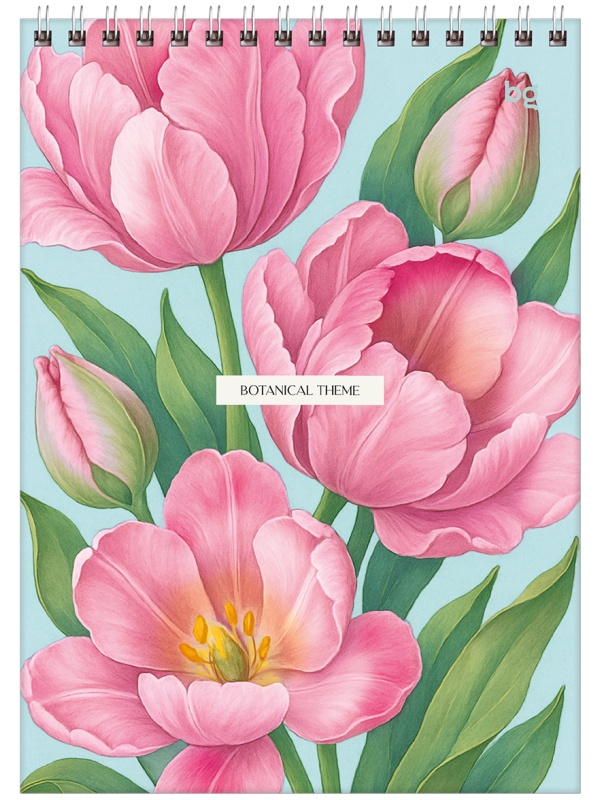 Блокнот А5 60л. на гребне BG 