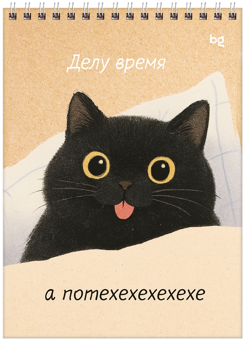 Блокнот А5 60л. на гребне BG 