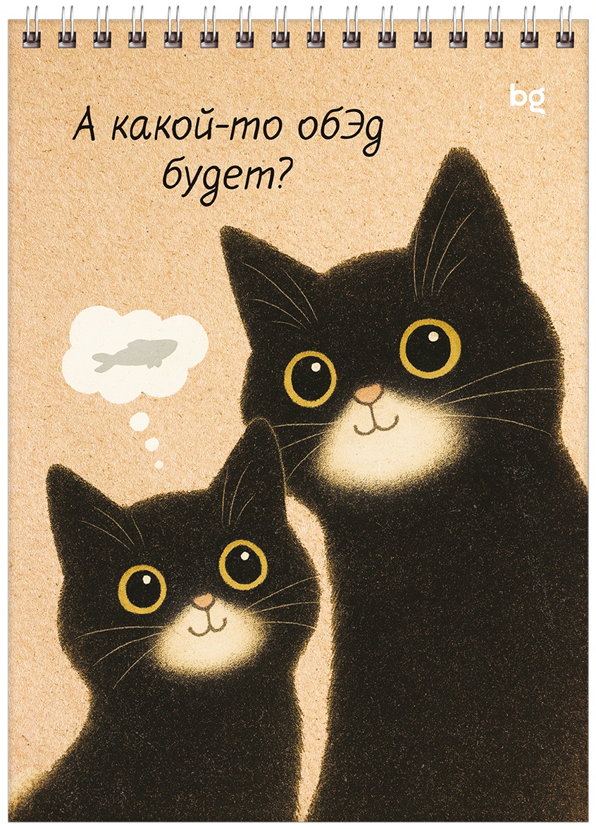 Блокнот А5 60л. на гребне BG 