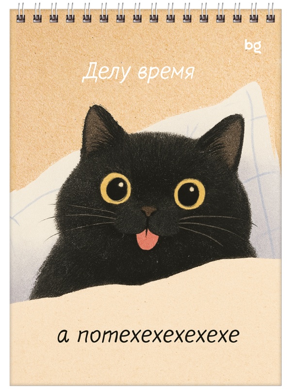 Блокнот А5 60л. на гребне BG 