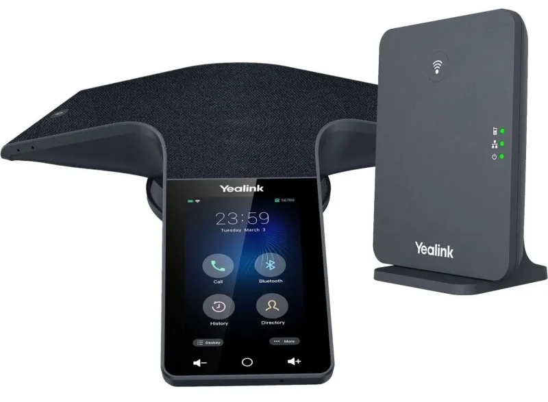 Конференц-телефон Yealink  CP935W-Base,беспр DECT/Wi-Fi,баз W70B, 4'',HD,BT