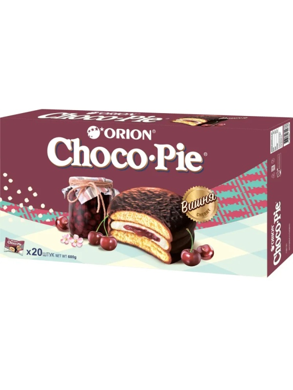 Пирожное Choco Pie Cherry вишня, 600г