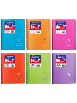 АССОРТИ Записная книжка А6 50л. на гребне Clairefontaine 