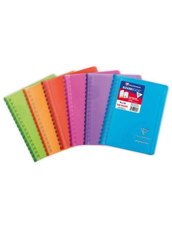 АССОРТИ Записная книжка А6 50л. на гребне Clairefontaine 