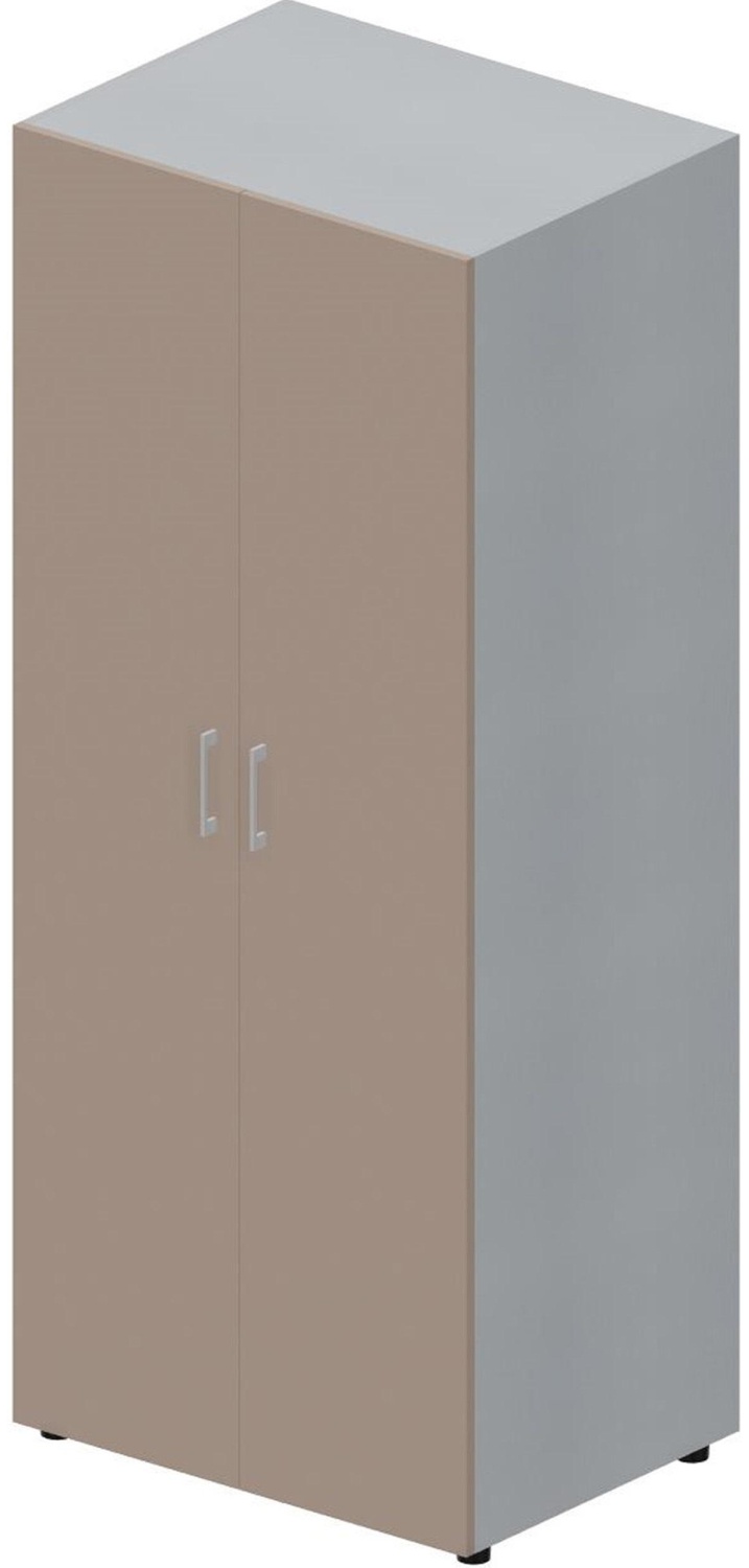 Шкаф S/P/A/A/A для одежды 80х60х195см Титан/Тортора OMHD860TITR