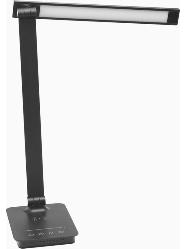 Светильник Ultraflash UF-834 C02 черн (Led настол, 8Вт, 5 ССТ, ночник, Зар)