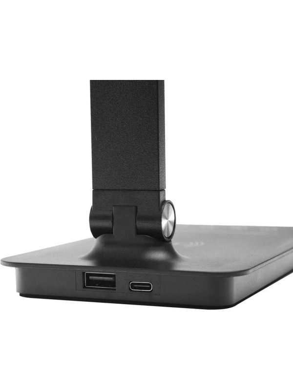 Светильник Ultraflash UF-834 C02 черн (Led настол, 8Вт, 5 ССТ, ночник, Зар)