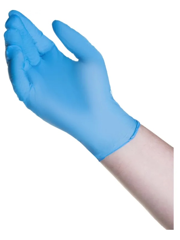 Перчатки нитрил., нестер., н/о, синий СЗМИ (XS) 50пар/уп