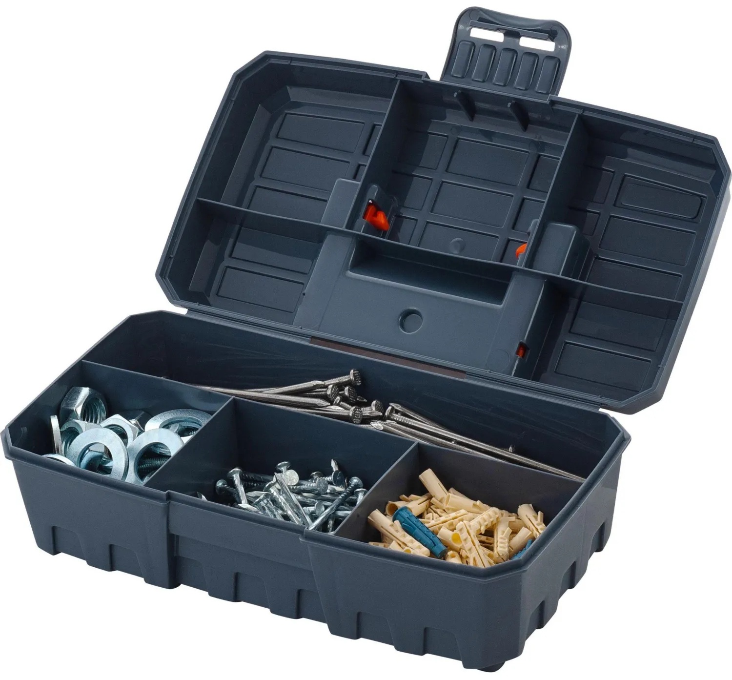 Ящик для инструментов Blocker Techniker 9 серо-свинц. BR365010026