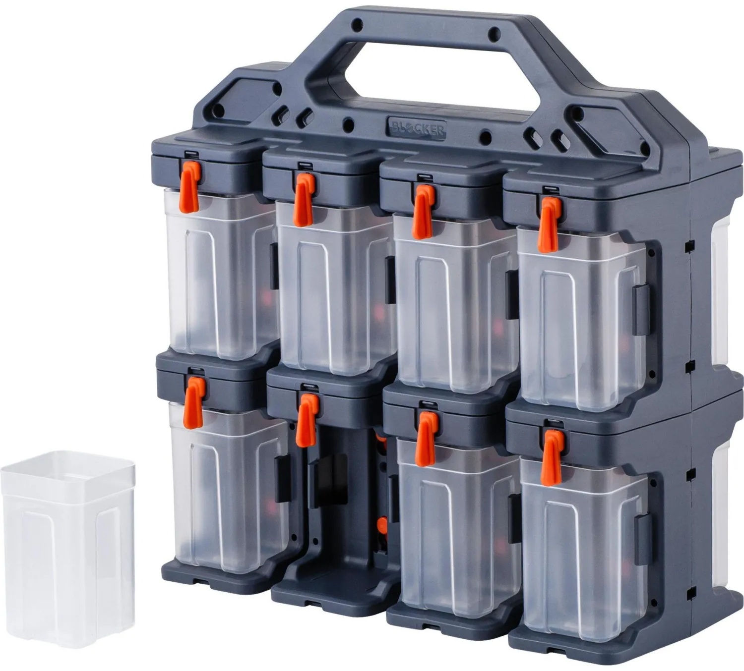 Органайзер Blocker Expert модульный, 16 модулей серо/оранж. BR395012026