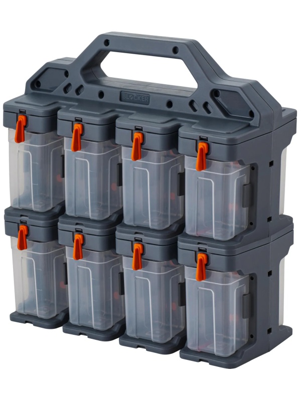 Органайзер Blocker Expert модульный, 16 модулей серо/оранж. BR395012026