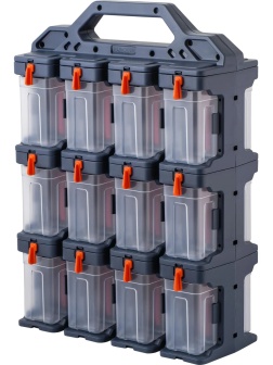 Органайзер Blocker Expert модульный, 24 модуля серо/оранж. BR395112026