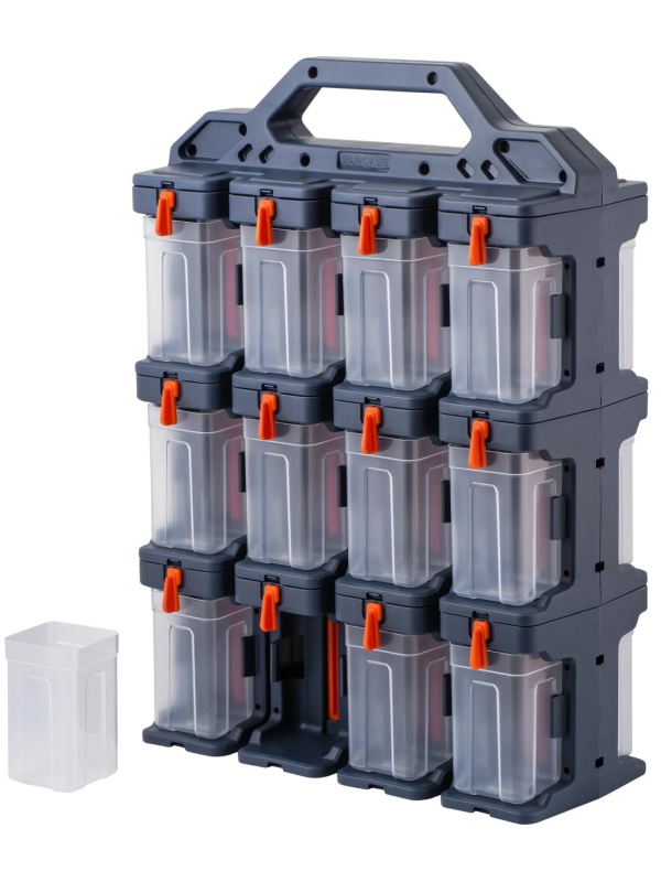 Органайзер Blocker Expert модульный, 24 модуля серо/оранж. BR395112026