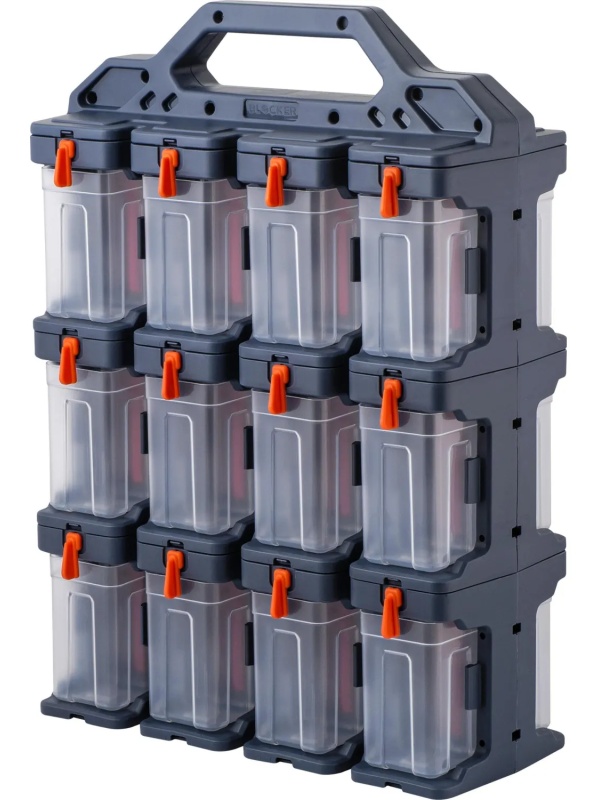 Органайзер Blocker Expert модульный, 24 модуля серо/оранж. BR395112026