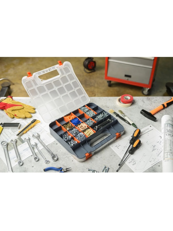 Органайзер Blocker  Expert 13 двухсторонний серо/оранж. BR383410026