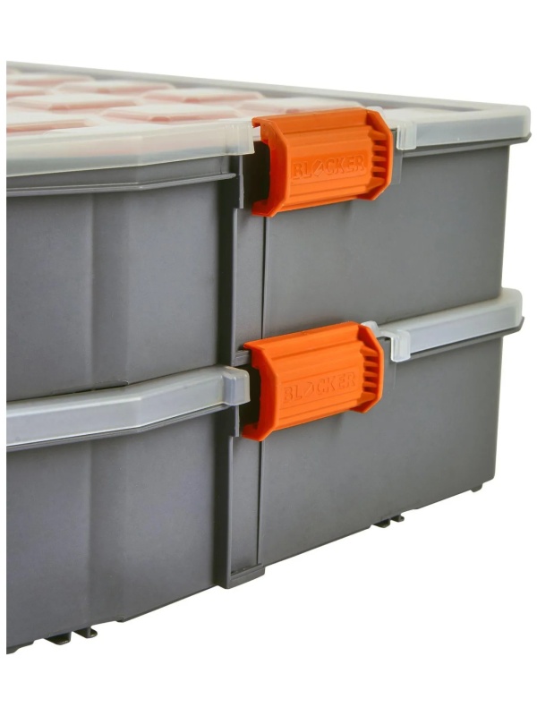 Органайзер Boombox 18/46 см серо-свинцовый/оранжевый BR3772СРСВЦОР