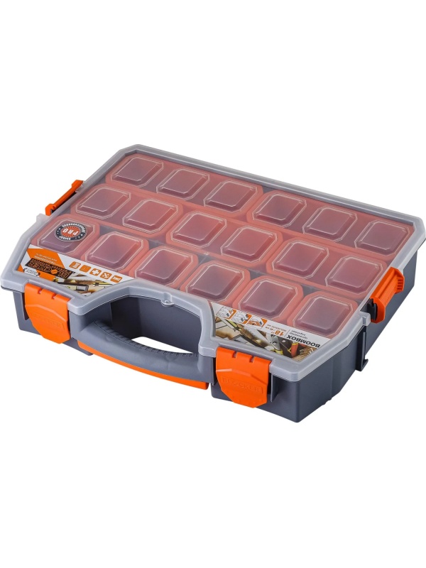 Органайзер Boombox 18/46 см серо-свинцовый/оранжевый BR3772СРСВЦОР