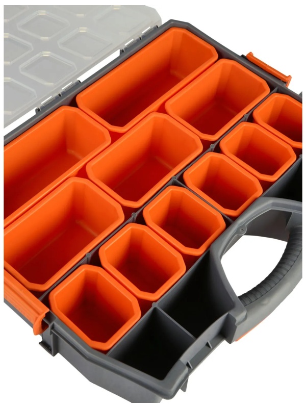 Органайзер Boombox 18/46 см серо-свинцовый/оранжевый BR3772СРСВЦОР