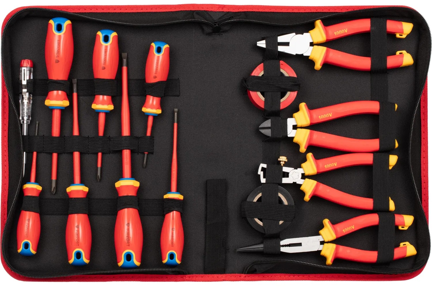 Набор диэлектрических инструментов Topfort 14 предметов (VDE 583114)