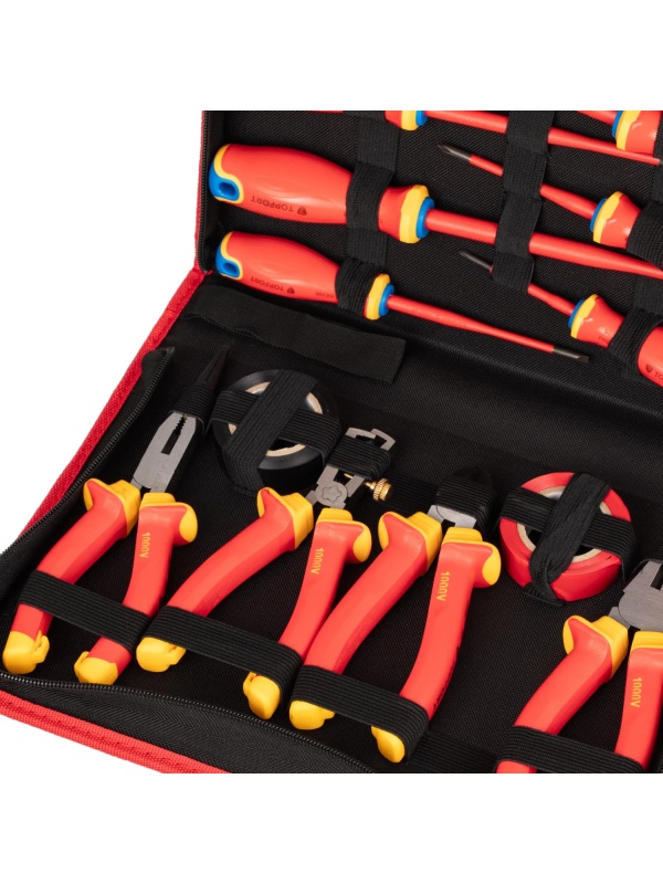 Набор диэлектрических инструментов Topfort 14 предметов (VDE 583114)